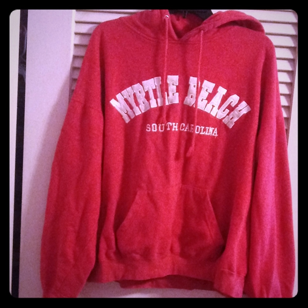 Hot pink hoodie